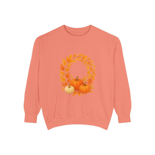 Autumn Pumpkin Sweatshirt - Cozy Fall Apparel, Perfect for Halloween, Thanksgiving, Casual Outfits, Seasonal Gift
