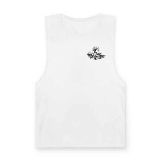 Barnard Tree Tank Top — Minimalist Chest Logo Athletic Tank