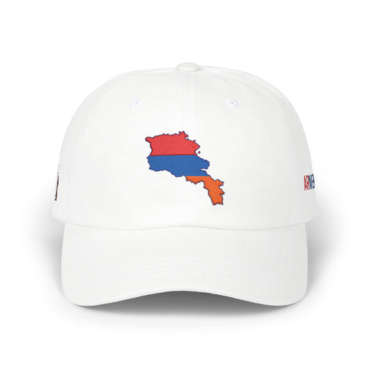 Armenia Flag Dad Cap — Embroidered Map Baseball Hat