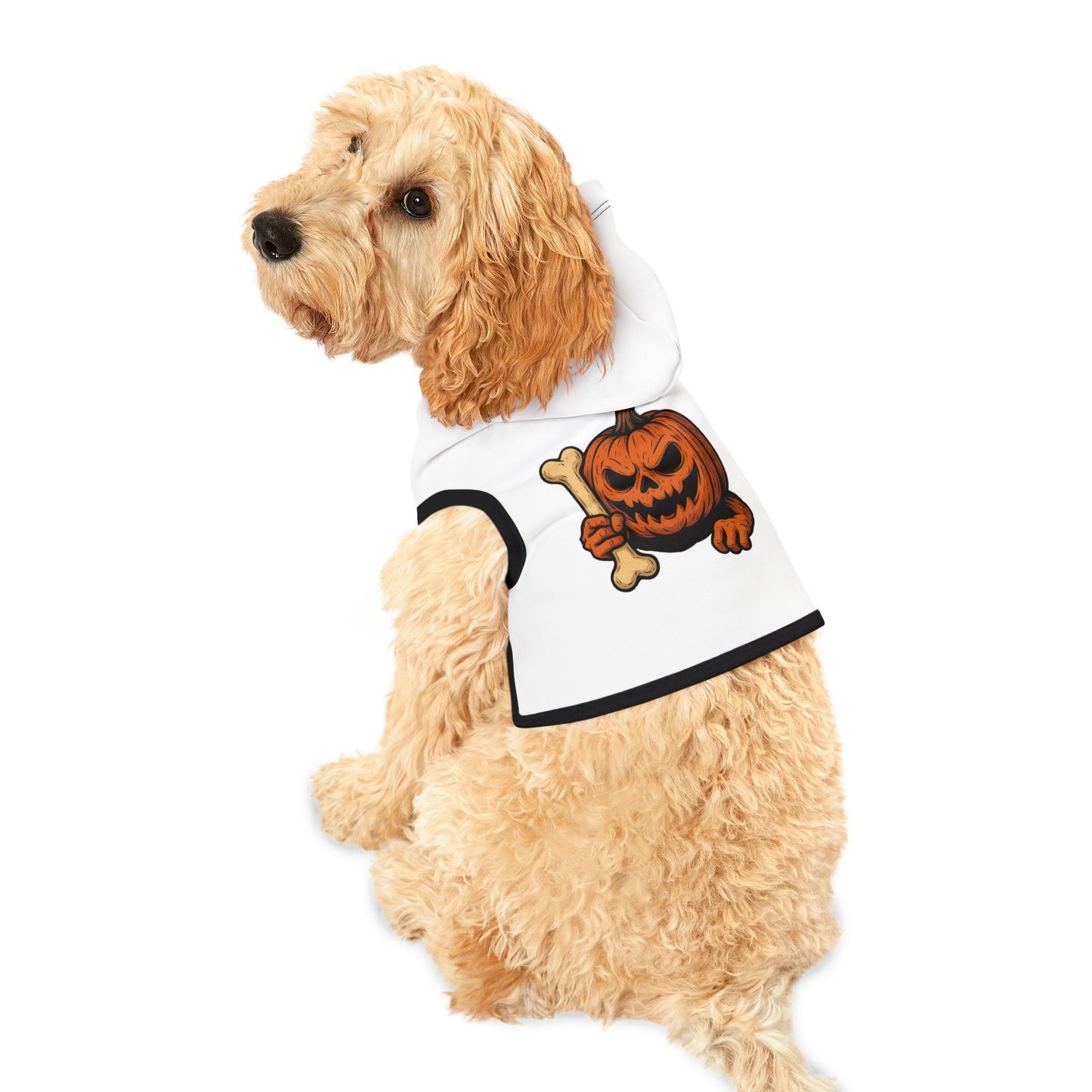 Spooky Pet Hoodie - Halloween Costume for Dogs, Pumpkin Decor, Pet Apparel, Fun Dog Outfits, Holiday Clothing