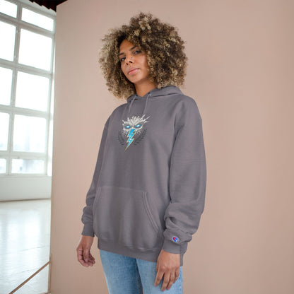 Champion Hoodie — Lightning Crest Athletic Logo Pullover