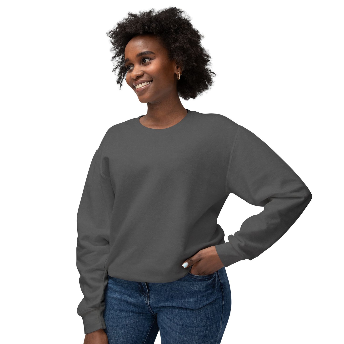 Crewneck Sweatshirt — “Dreams Don’t Quit” Motivational Graphic