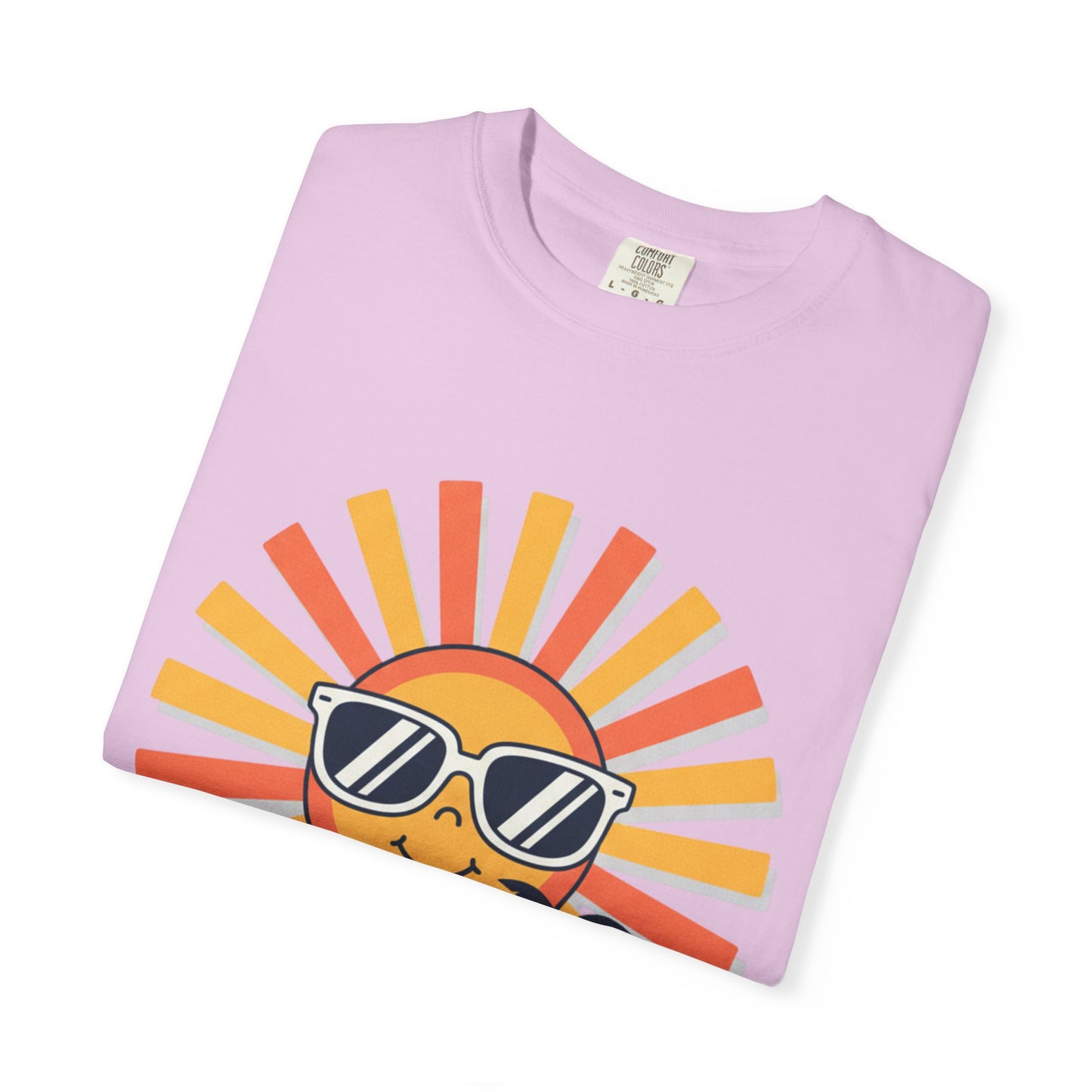 Summer Vibes T-Shirt — Retro Sun with Sunglasses Beach Graphic