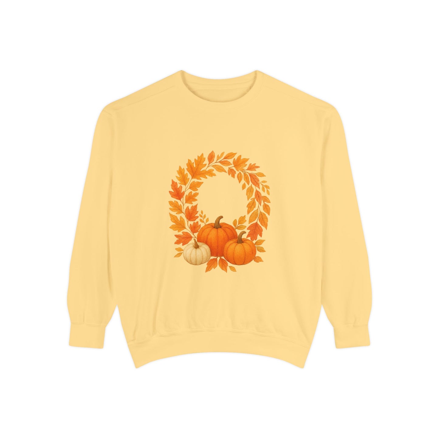 Autumn Pumpkin Sweatshirt - Cozy Fall Apparel, Perfect for Halloween, Thanksgiving, Casual Outfits, Seasonal Gift