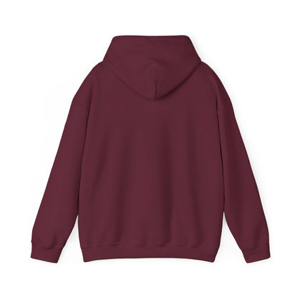 Windswept Tree Hoodie – Minimal Black Ink Nature Pullover
