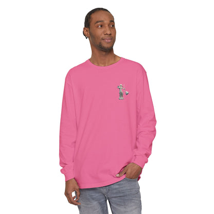 Cupid Cherub Long Sleeve Tee — Vintage Cupid Heart Graphic
