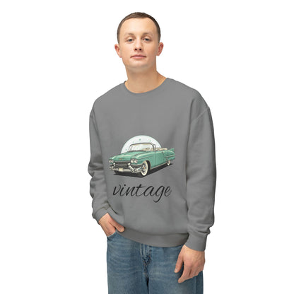 Vintage Green Classic Car Crewneck Sweatshirt