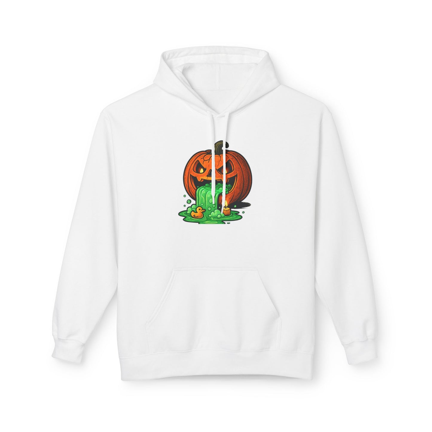 Halloween Pumpkin Graphic Hoodie, Unisex Midweight Fleece Sweatshirt, Spooky Fall Apparel, Fun Casual Wear, Gift for Halloween Lovers