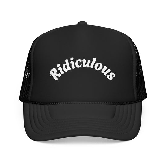 Ridiculous Foam Trucker Hat — Funny Retro Script Mesh Cap