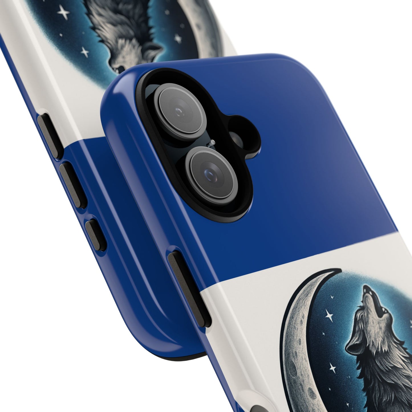 Wolf Moon Phone Case, Tough Cases for Animal Lovers, Gift for Her, Night Sky Aesthetic, Unique Phone Accessories