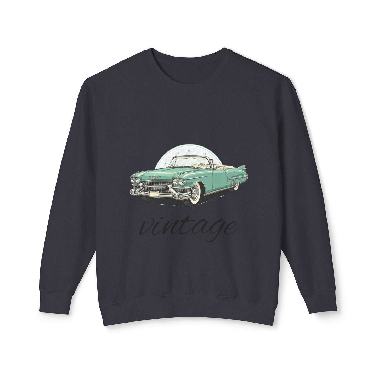 Vintage Green Classic Car Crewneck Sweatshirt