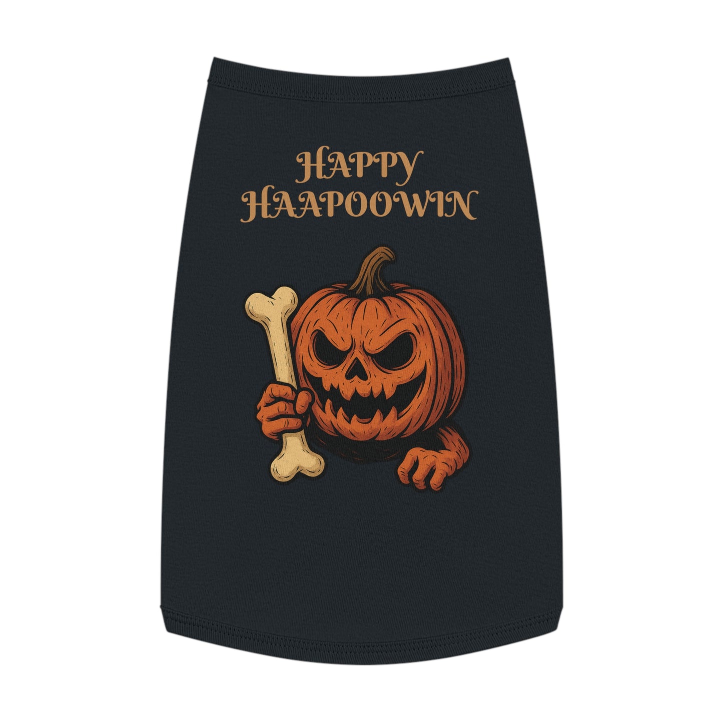 Halloween Pet Tank Top, Dog Costume, Pumpkin Themed, Fall Fashion, Pet Apparel, Seasonal Wear