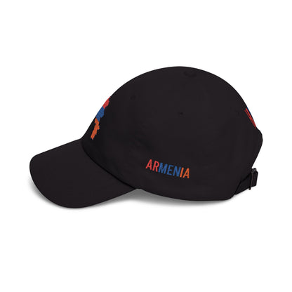 Armenia Flag Dad Cap — Embroidered Map Baseball Hat