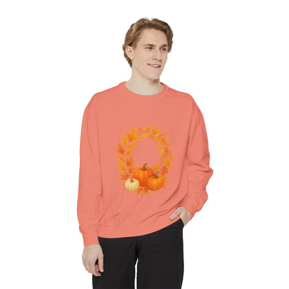 Autumn Pumpkin Sweatshirt - Cozy Fall Apparel, Perfect for Halloween, Thanksgiving, Casual Outfits, Seasonal Gift