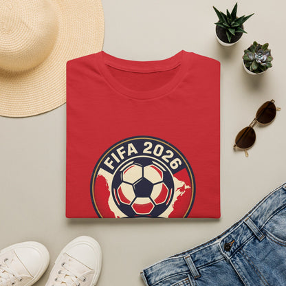 FIFA 2026 Soccer World Cup T-Shirt — Retro Football Fan Tee