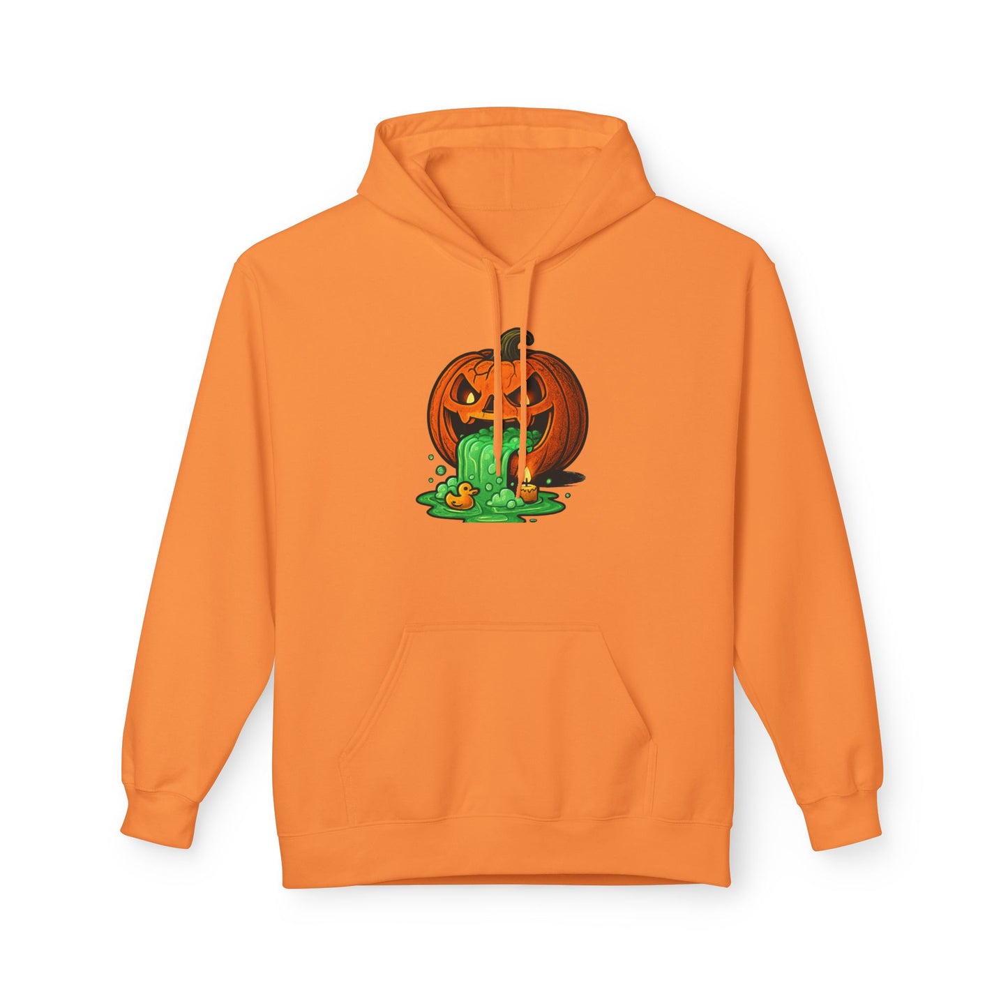 Halloween Pumpkin Graphic Hoodie, Unisex Midweight Fleece Sweatshirt, Spooky Fall Apparel, Fun Casual Wear, Gift for Halloween Lovers