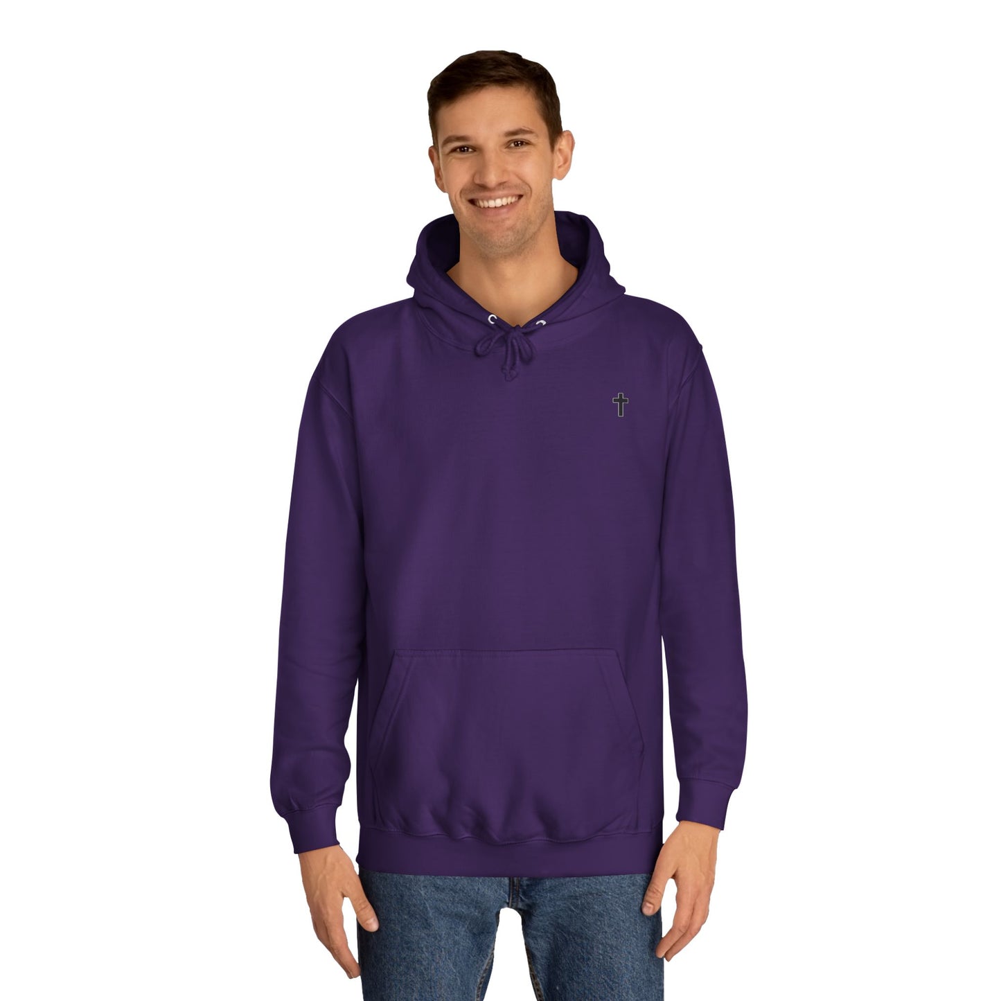 Religious Cross Hoodie — Ornate Gothic Cross Pullover