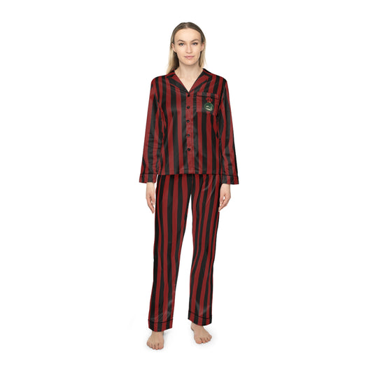 Chic Women's Satin Pajamas, Stylish Sleepwear Set, Comfortable Lounge Outfit, Ideal for Sleepovers, Valentine's Day Gift, Cozy Nights