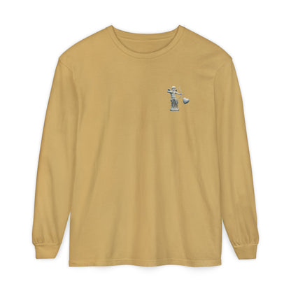 Cupid Cherub Long Sleeve Tee — Vintage Cupid Heart Graphic