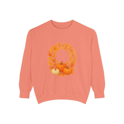Autumn Pumpkin Sweatshirt - Cozy Fall Apparel, Perfect for Halloween, Thanksgiving, Casual Outfits, Seasonal Gift