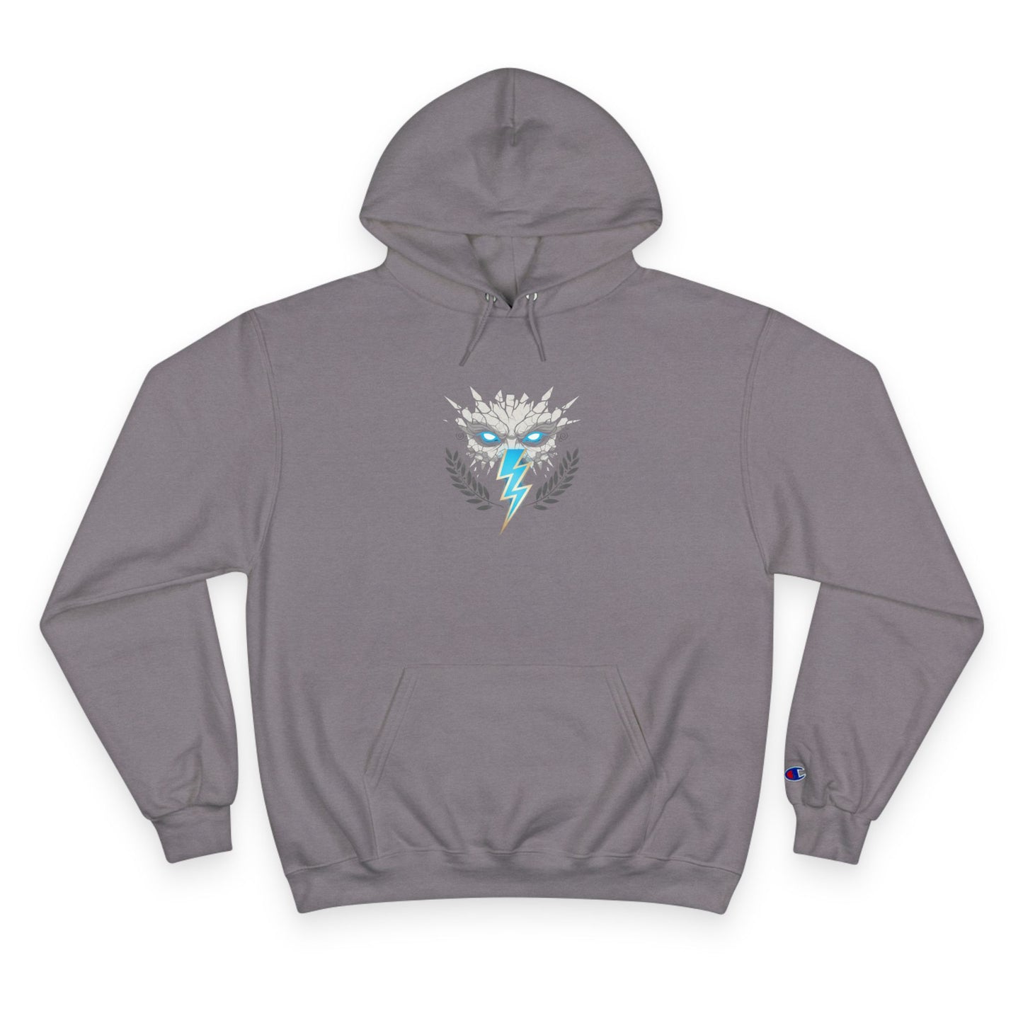 Champion Hoodie — Lightning Crest Athletic Logo Pullover