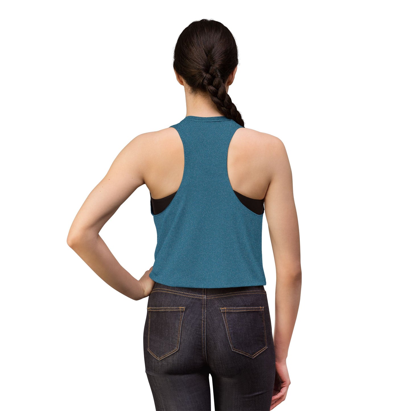 Yin Yang Koi Crop Top — Women's Graphic Crop Tank