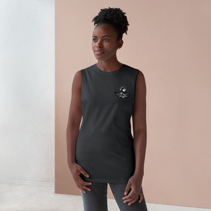 Barnard Tree Tank Top — Minimalist Chest Logo Athletic Tank