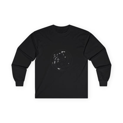 Yin Yang Koi Fish Long Sleeve Tee — Zen Balance Graphic Shirt