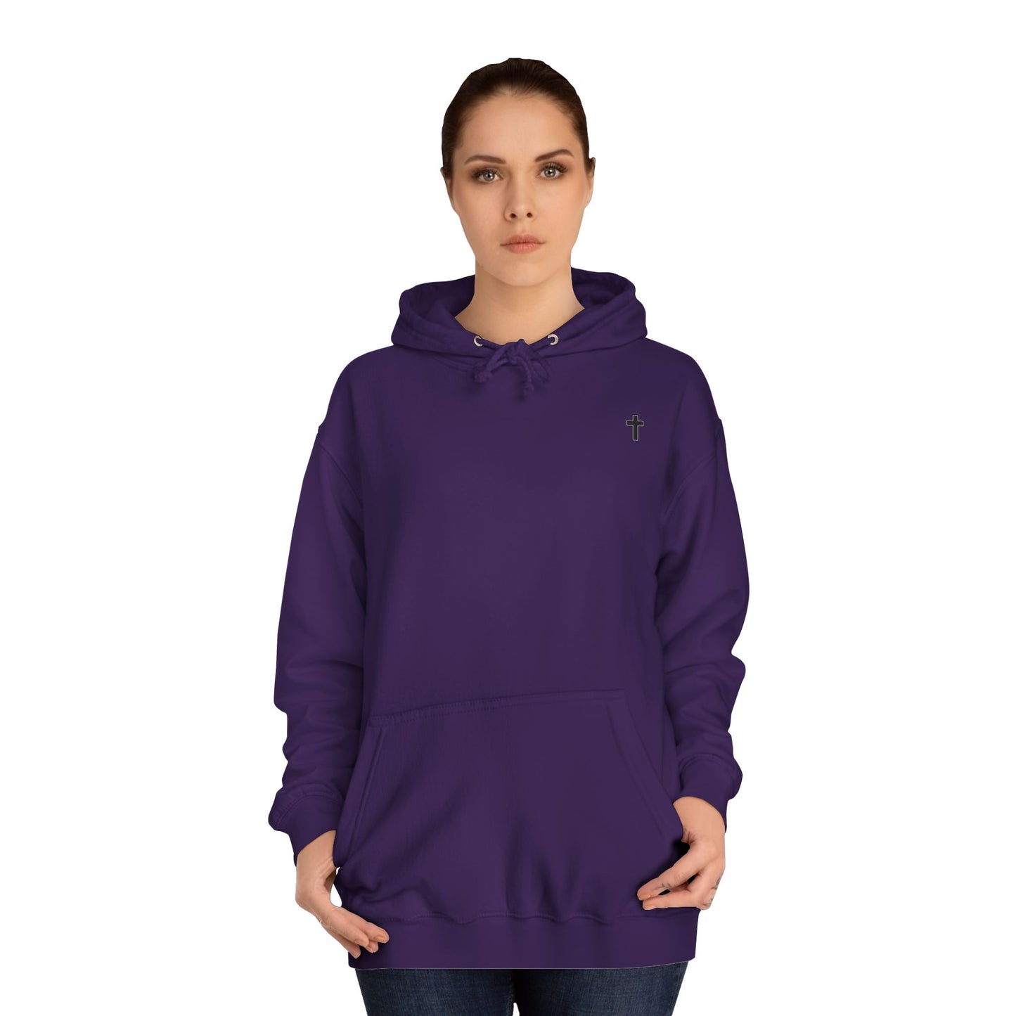 Religious Cross Hoodie — Ornate Gothic Cross Pullover