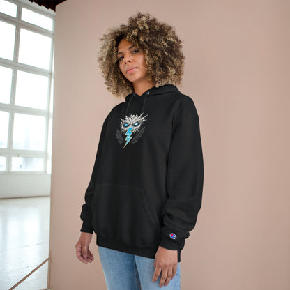 Champion Hoodie — Lightning Crest Athletic Logo Pullover