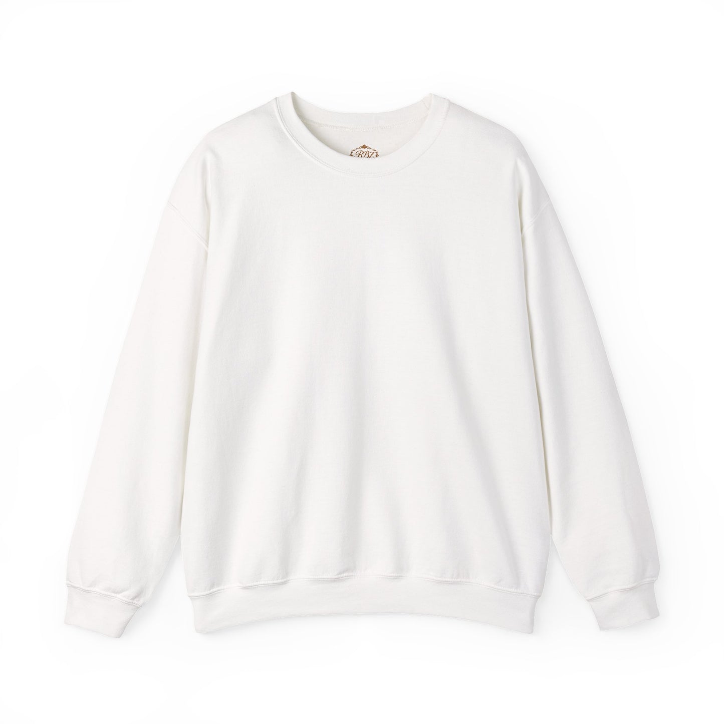 Crewneck Sweatshirt — "Living Proof That Trying Is Optional" Minimal Back-Print