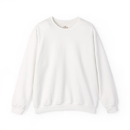 Crewneck Sweatshirt — "Living Proof That Trying Is Optional" Minimal Back-Print