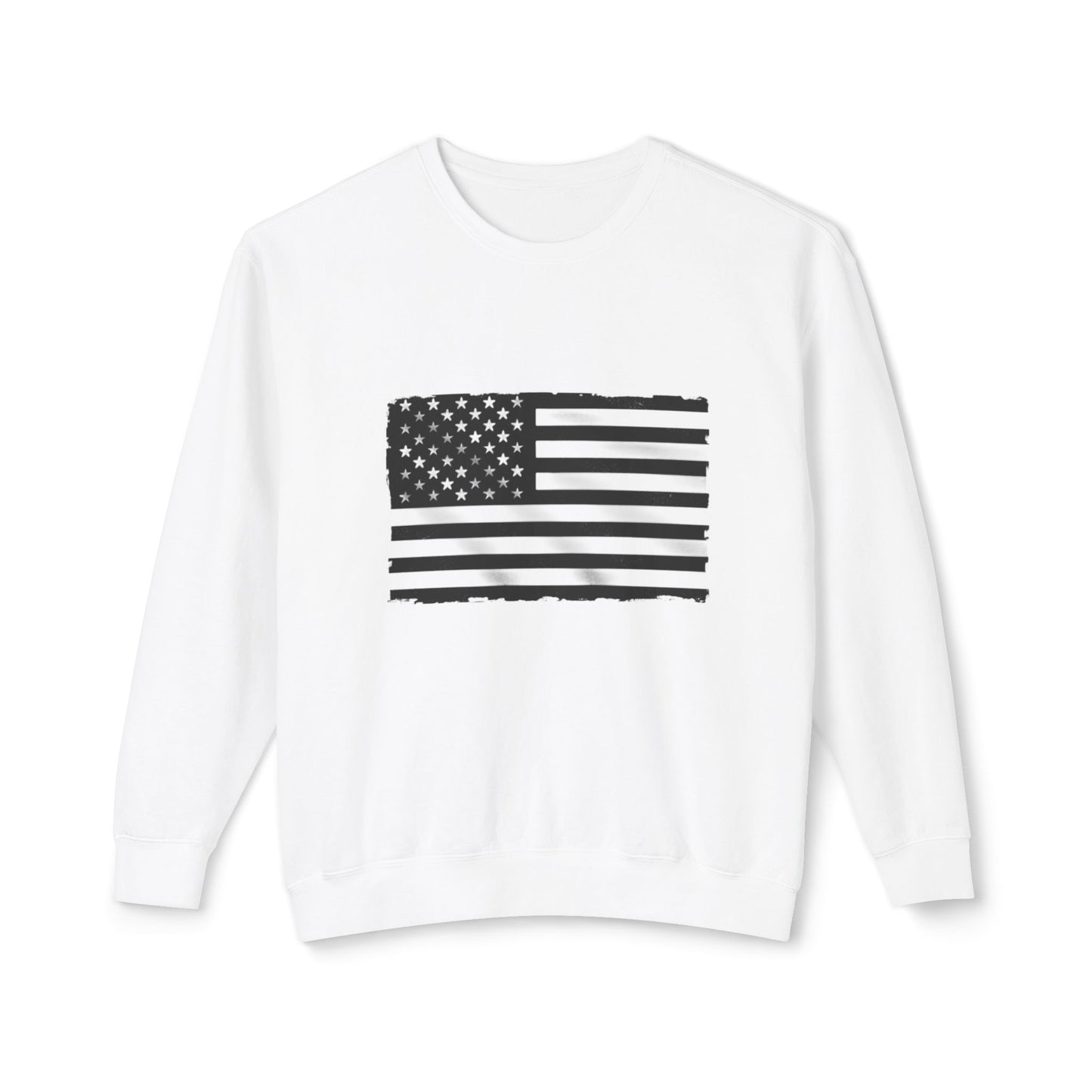 Vintage Distressed American Flag Sweatshirt