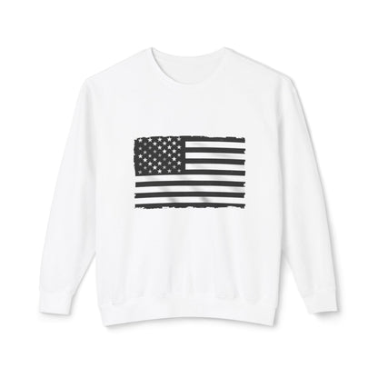 Vintage Distressed American Flag Sweatshirt