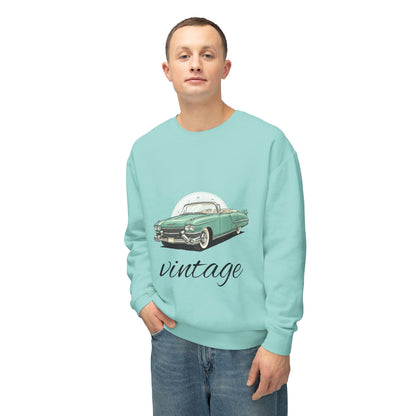 Vintage Green Classic Car Crewneck Sweatshirt