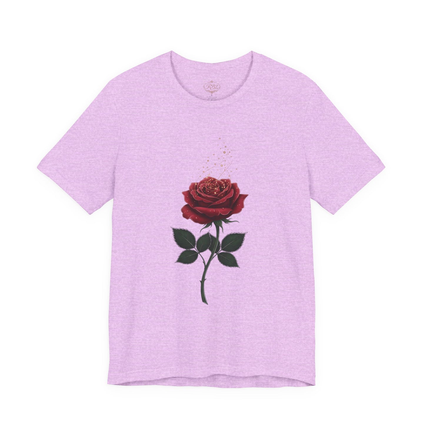 Red Rose Graphic Tee - Vintage Single Bloom T-Shirt
