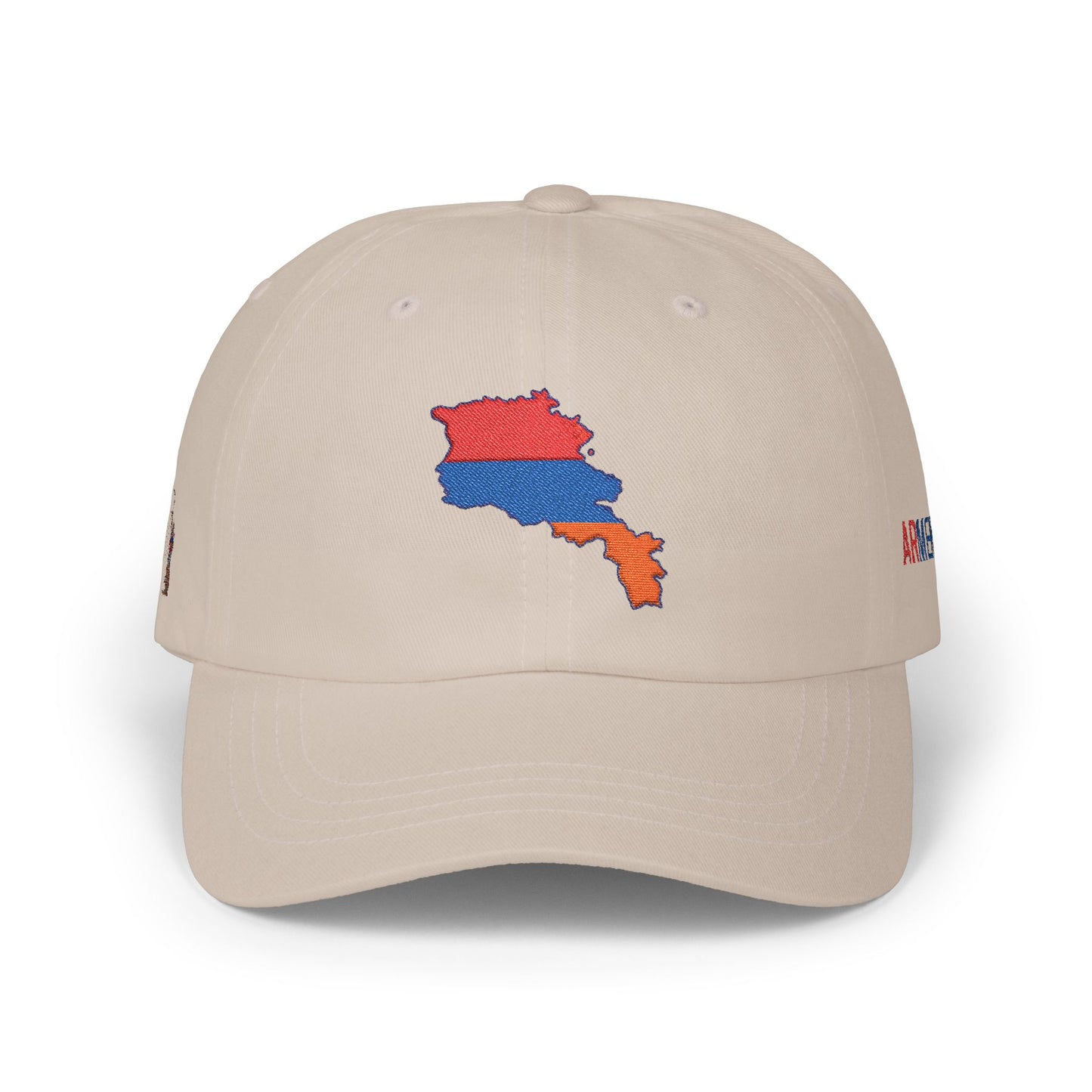 Armenia Flag Dad Cap — Embroidered Map Baseball Hat