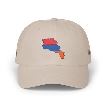 Armenia Flag Dad Cap — Embroidered Map Baseball Hat