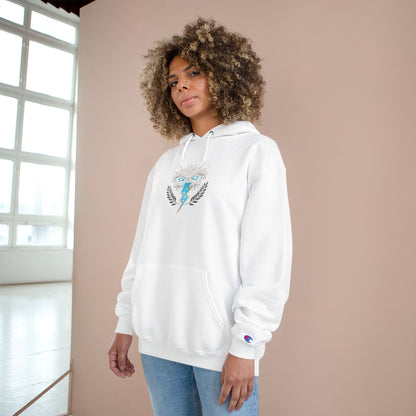 Champion Hoodie — Lightning Crest Athletic Logo Pullover