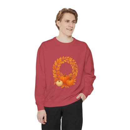 Autumn Pumpkin Sweatshirt - Cozy Fall Apparel, Perfect for Halloween, Thanksgiving, Casual Outfits, Seasonal Gift