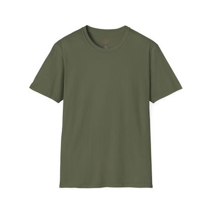 Volcanic Eruption T-Shirt — Monochrome Mountain Blast Graphic Tee
