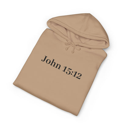 John 15:12 Christian Hoodie — Love One Another Sweatshirt