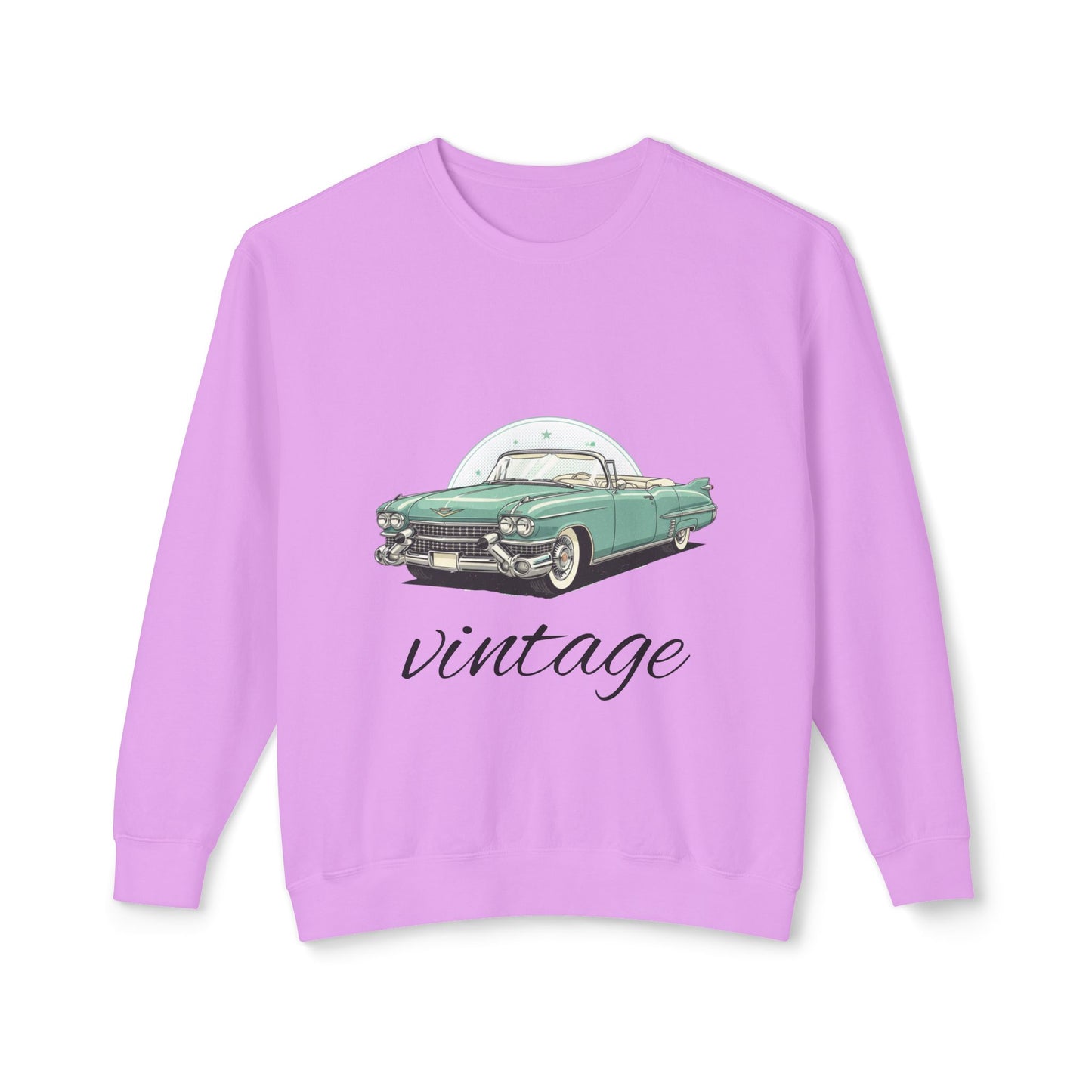 Vintage Green Classic Car Crewneck Sweatshirt