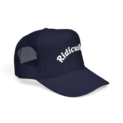 Ridiculous Foam Trucker Hat — Funny Retro Script Mesh Cap