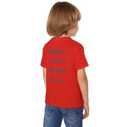 Little Explorer Toddler T‑Shirt — Cute Animal Crew with “Little Explorer” Front & “Happy Little Human Here” Back