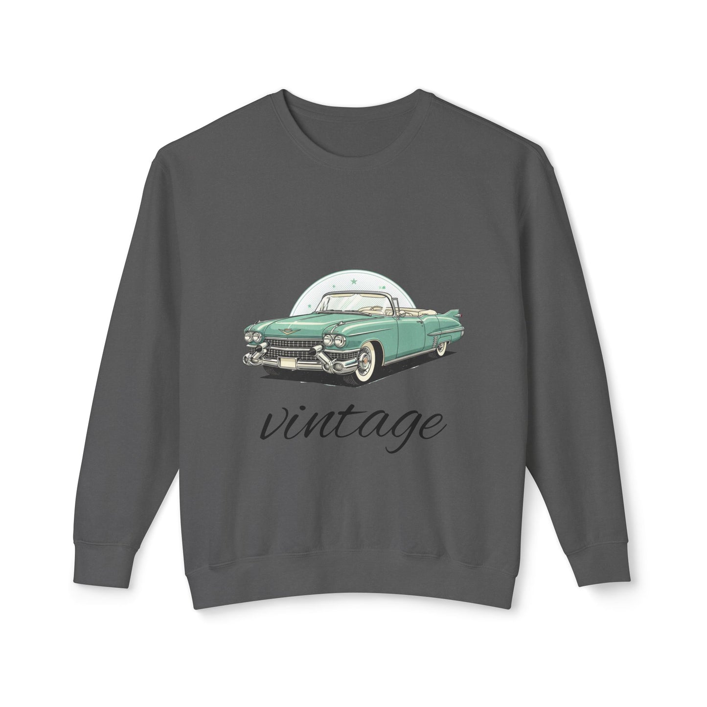 Vintage Green Classic Car Crewneck Sweatshirt