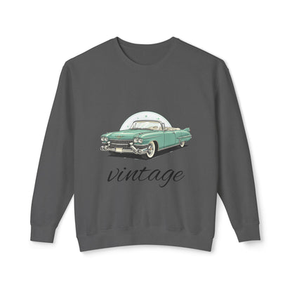 Vintage Green Classic Car Crewneck Sweatshirt