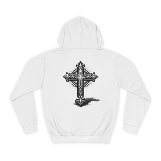 Religious Cross Hoodie — Ornate Gothic Cross Pullover