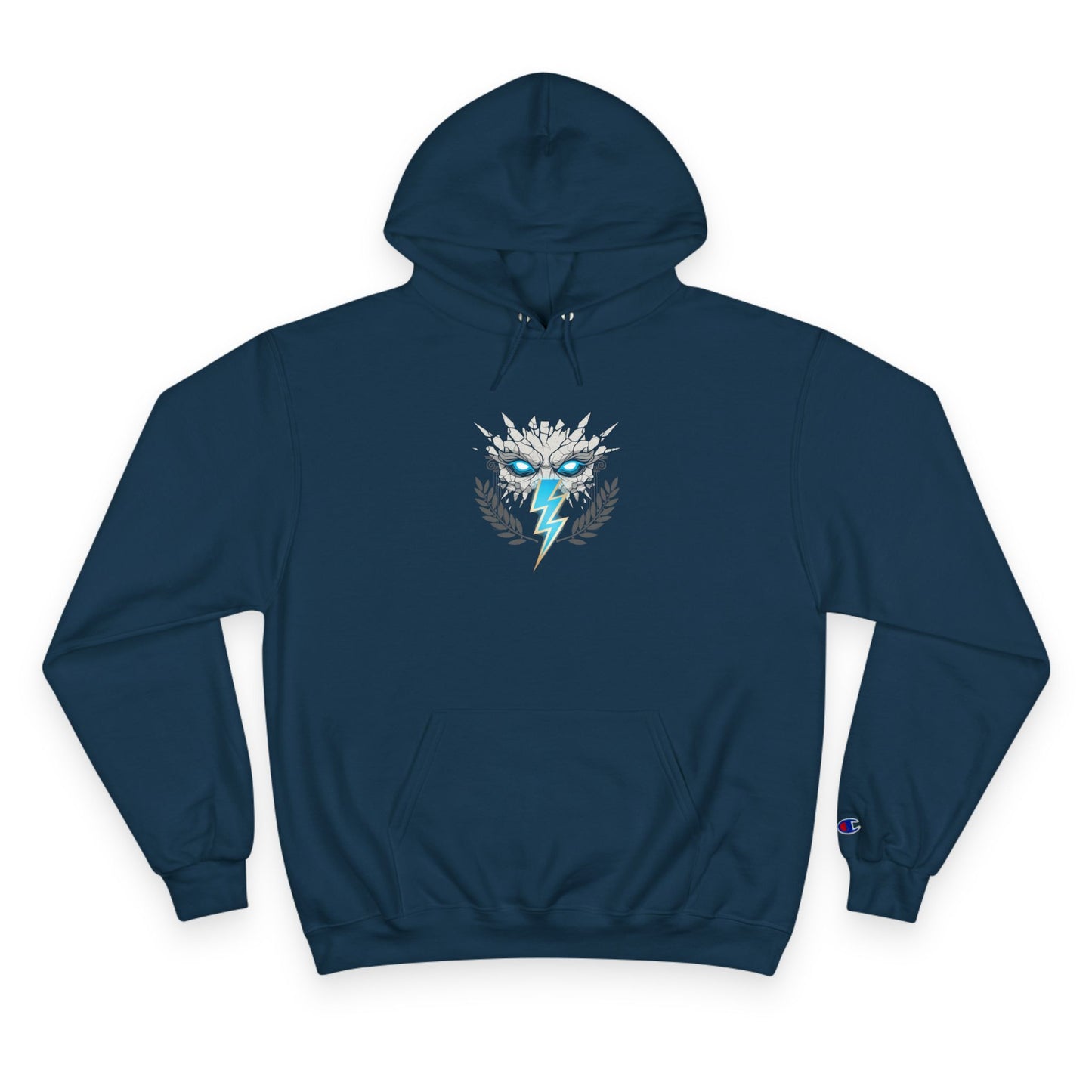 Champion Hoodie — Lightning Crest Athletic Logo Pullover