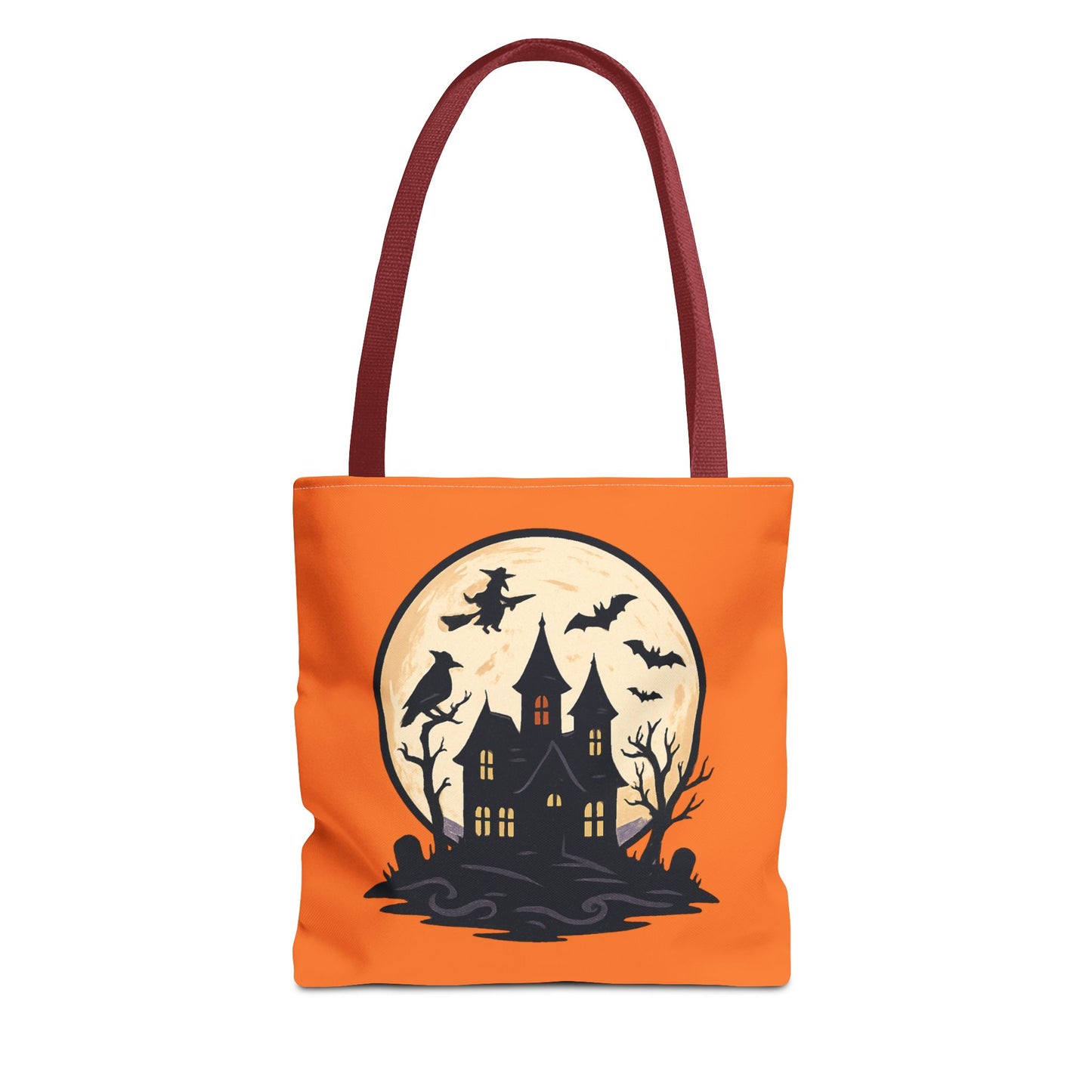 Halloween Themed Tote Bag, Pumpkin Design Bag, Spooky Tote, Trick or Treat Bag, Festive Shopping Tote, Fall Accessory